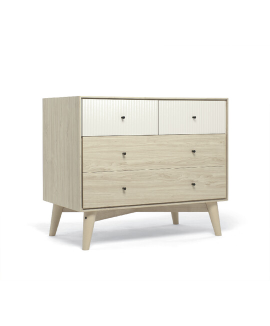 Coxley - Natural White 3 Piece Cotbed Set with Dresser Changer & Wardrobe image number 8